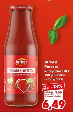 Passata klasyczna BIO Jamar promocja w Kaufland