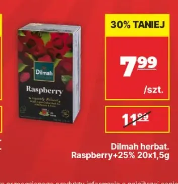 Herbata Raspberry Dilmah promocja w API Market