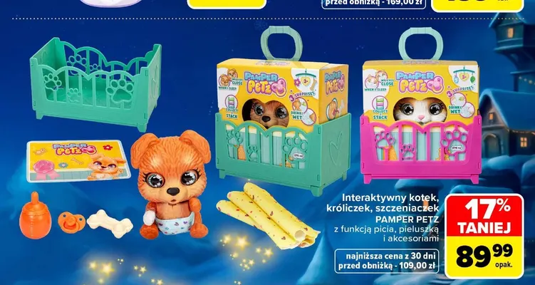 Interaktywny kotek Pamper Petz promocja w Carrefour