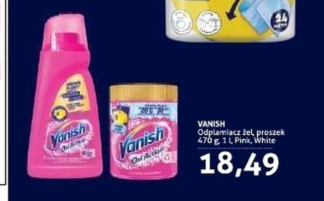 Odplamiacz żel Vanish promocja w Blue Stop