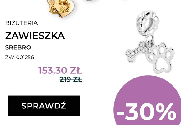 Zawieszka srebro ZW-001256 Briju promocja w Dzień Dziecka