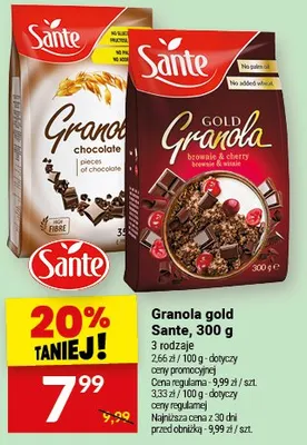 Granola gold chocolate promocja w Twój Market