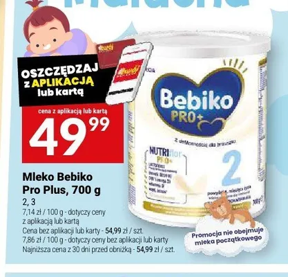 Mleko Bebiko Pro Plus 3 promocja w Twój Market
