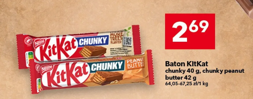 Baton chunky peanut butter promocja w LEWIATAN