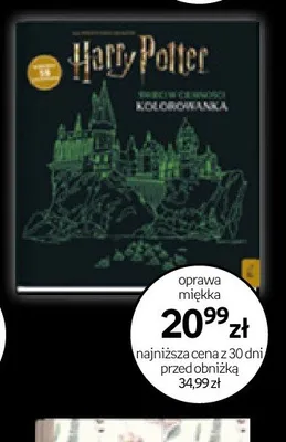 Książka Harry Potter Kolorowanka oprawa miękka promocja w Empik