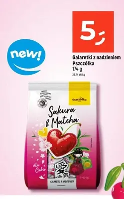 Galaretki z nadzieniem Pszczółka 174 g promocja w Dealz