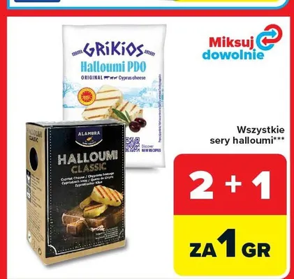 Ser halloumi promocja w Carrefour