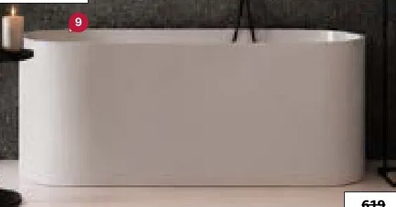 Wanna przyścienna Maletto 160x75 cm promocja w Komfort