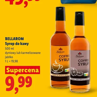 Syrop do kawy dyniowy Bellarom promocja w Lidl