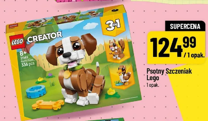 Klocki LEGO Creator Psotny Szczeniak 31382 promocja w POLOmarket