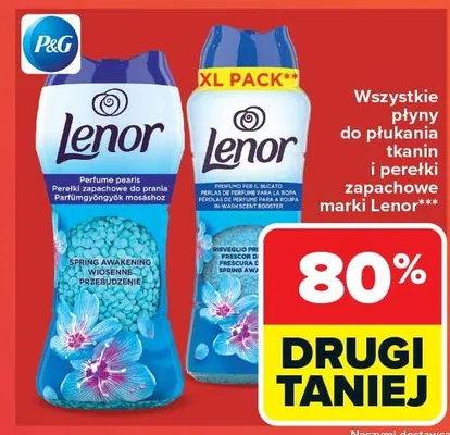 Płyn do płukania tkanin i perelek zapachowe promocja w Carrefour