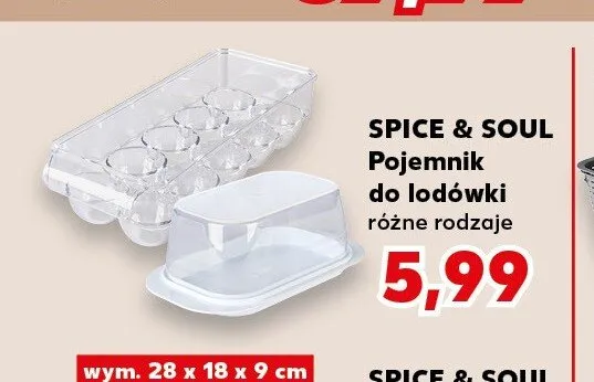 Pojemnik do lodówki Spice & Soul promocja w Kaufland