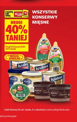 Pasztet z królikiem Kraina Wędlin Select promocja w Biedronka