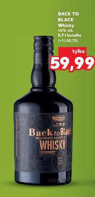 Whisky Back to Black promocja w Kaufland