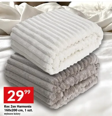Koc Zen Harmonia 160x200cm promocja w Twój Market