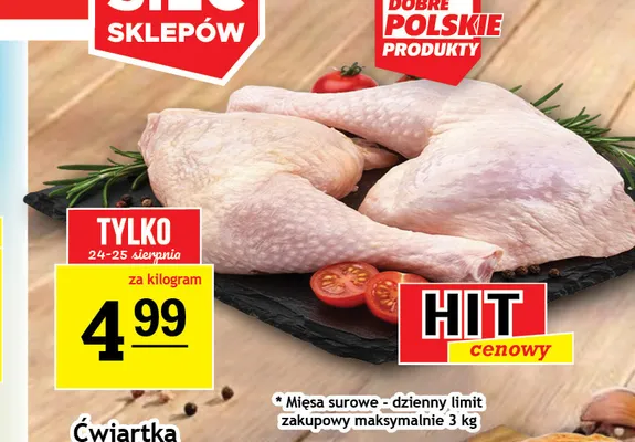 Ćwiartka z kurczaka promocja w Gram Market