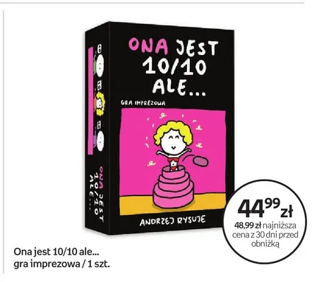 Ona jest 10/10 ale... gra imprezowa promocja w Empik