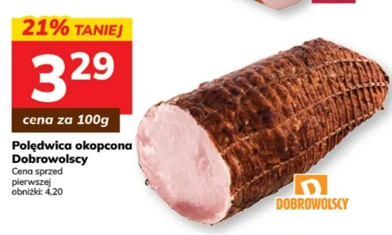 Polędwica okopcona Dobrowolscy promocja w Hitpol