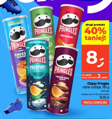 Chipsy Pringles Passport Tzatziki promocja w Dealz