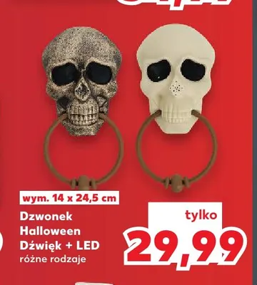 Dzwonek Halloween dźwięk + LED promocja w Kaufland
