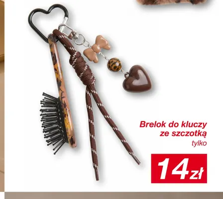 Brelok do kluczy ze szczotką promocja w KiK