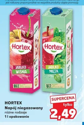Napój niegazowany HORTEX Jabłko Mięta promocja w Kaufland