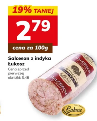 Salceson z indyka Łukosz promocja w Hitpol