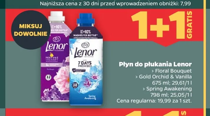 Płyn do płukania Lenor Floral Bouquet promocja w Netto