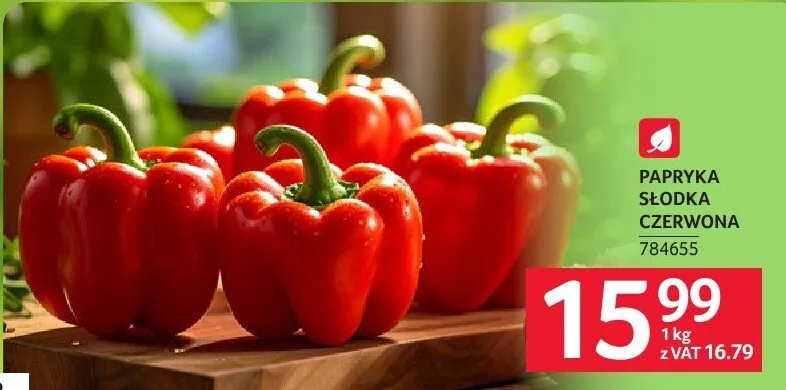 Papryka słodka czerwona promocja w Selgros