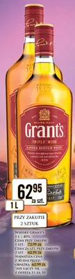 Whisky Grant's Triple Wood promocja w Dino