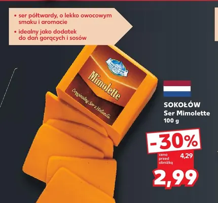 Ser Mimolette Sokołów promocja w Kaufland