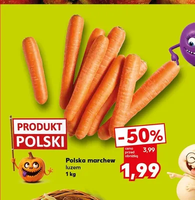 Marchew polska promocja w Kaufland