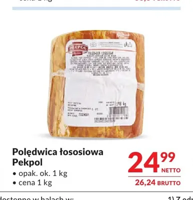 Polędwica łososiowa Pekpol promocja w Makro