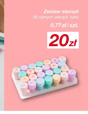 Zestaw stempli promocja w KiK
