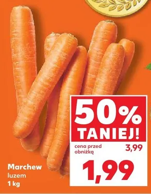 Marchew luzem promocja w Kaufland