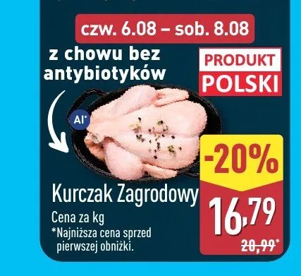 Kurczak Zagrodowy promocja w Aldi
