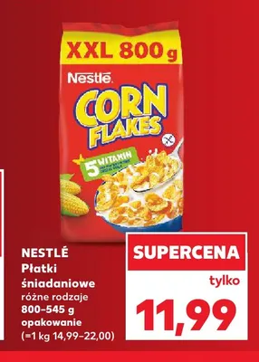 Płatki śniadaniowe Nestlé Corn Flakes promocja w Kaufland