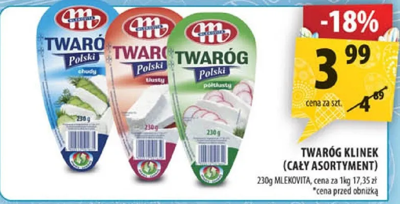 Twaróg klinek - Rząp (Asortiment) promocja w Arhelan