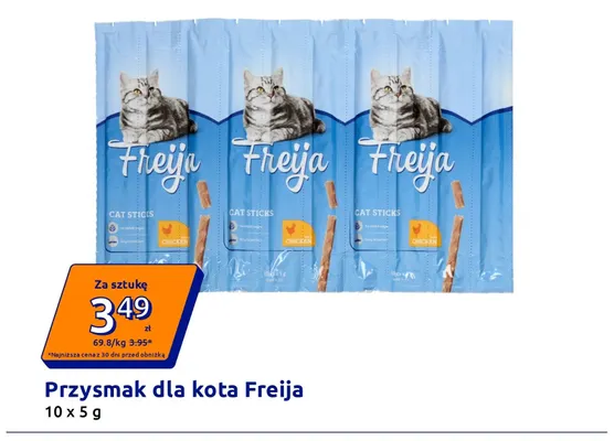 Przysmak dla kota Freija 10-pak 5 g promocja w Action