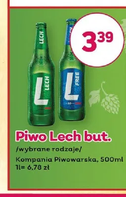 Piwo bezalkoholowe Lech Free butelka promocja w Bliski