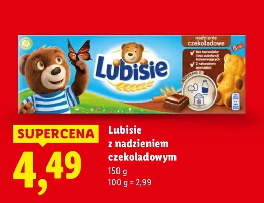 Ciastka z nadzieniem czekoladowym promocja w Lidl