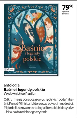 Książka Baśnie i legendy polskie Papilon promocja w Empik