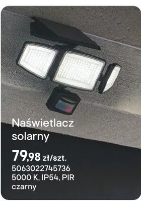Naświetlacz solarny promocja w Castorama