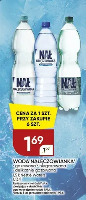 Woda Nałęczowianka gazowana promocja w Chata Polska