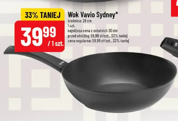 Wok Vavio Sydney 28 cm promocja w POLOmarket