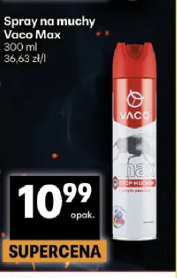 Spray na muchy Vaco Max promocja w Delikatesy Centrum