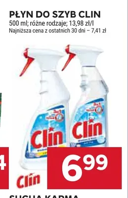 Płyn do szyb Clin promocja w Stokrotka