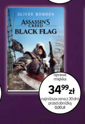 Książka Assassin's Creed: Black Flag Oliver Bowden promocja w Empik