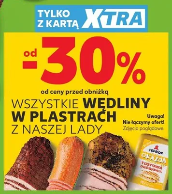 Wędliny w plastrach z naszelady promocja w Kaufland