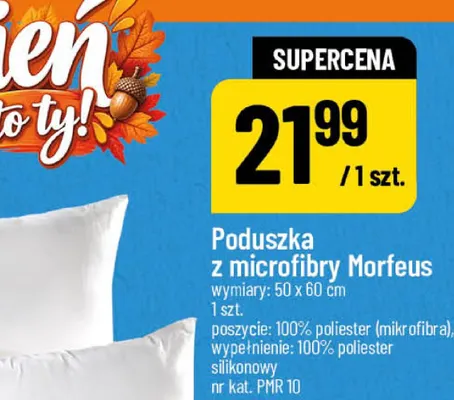Poduszka z microfibry Morfeus 50x60 cm promocja w POLOmarket